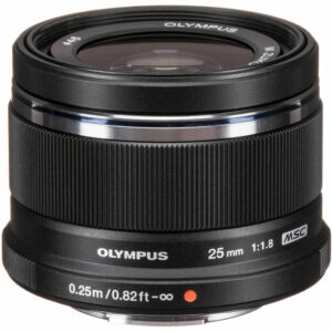 奧林巴斯 Olympus M.ZUIKO DIGITAL 25mm f/1.8 鏡頭 (M43 卡口 / 黑色) 原廠鏡頭