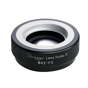中一光學 Mitakon Lens Turbo Adapter II 減焦增光接環 (M42 鏡頭 轉 Fuji X 機身) 增距環