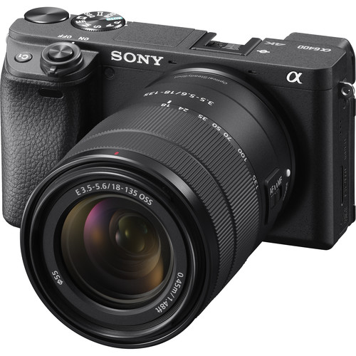 索尼Sony A6400 相機連18-135mm 變焦鏡頭(黑色) 可換鏡頭式數碼相機