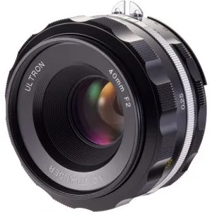 福倫達 Voigtlander Ultron 40mm f/2 SL II Aspherical 鏡頭 (Sony E 卡口 / 黑色) 無反鏡頭