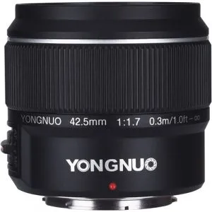 永諾 Yongnuo YN 42.5mm f/1.7 鏡頭 (M43 卡口) 無反鏡頭