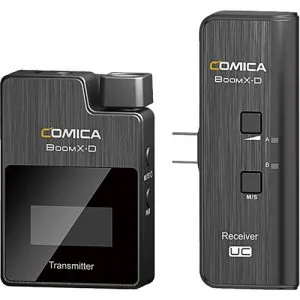 COMICA【BoomX-D UC1】一對一無線領夾式咪高蜂 專業輕巧好攜帶（Type-C／內建鋰電） 收音咪