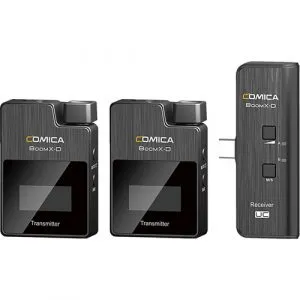 Comica BoomX-D UC2 一對二無線領夾式咪高蜂 專業輕巧好攜帶 (Type-C／內建鋰電) 收音咪