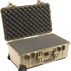 Pelican 1514 Carry-On Case 軟墊間隔 攝影器材安全箱 (沙漠色) 保護箱