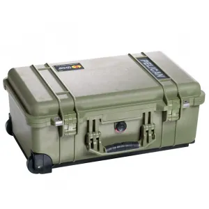 Pelican 1514 Carry-On Case 軟墊間隔 攝影器材安全箱 (綠色) 保護箱