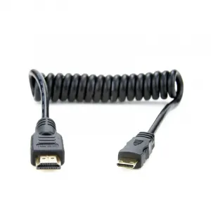Atomos Full To Mini HDMI Coiled Cable 電線 (11.8 to 17.7″) 顯示屏配件