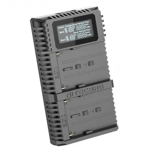 NITECORE USN3 PRO 雙槽USB快速充電器 (適用於 Sony 相機/攝錄機/攝錄燈電池) 充電器