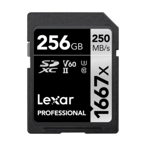 Lexar Professional 1667x SDXC UHS-II 記憶卡 (256GB) 記憶卡 / 儲存裝置