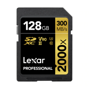 Lexar Professional 2000x SDXC UHS-II 記憶卡 (128GB) 記憶卡 / 儲存裝置