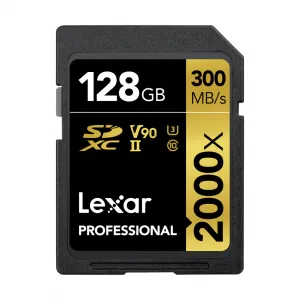 Lexar Professional 2000x SDXC UHS-II 記憶卡 (128GB) SD 卡