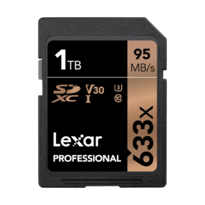 Lexar Professional 633x SDXC UHS-I 記憶卡 (1TB) 記憶卡 / 儲存裝置