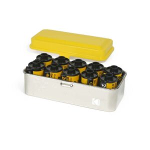 柯達 Kodak 120/135 菲林盒 (黃色拼銀色) 菲林