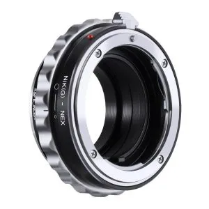 K&F Concept NIK(G)-NEX 高精度鏡頭轉接環 (Nikon G 鏡頭轉 Sony E 相機) 無觸點轉接環