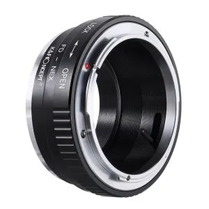 K&F Concept FD-NEX 高精度鏡頭轉接環 (Canon FD鏡頭 轉 Sony E 相機) 無觸點轉接環