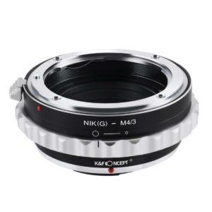 K&F Concept NIK(G)-M4/3 高精度鏡頭轉接環 (Nikon G鏡頭 轉 M43相機) 無觸點轉接環