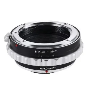 K&F Concept NIK(G)-M4/3 高精度鏡頭轉接環 (Nikon G鏡頭 轉 M43相機) 無觸點轉接環