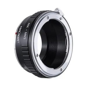 K&F Concept NIK-M4/3 高精度鏡頭轉接環 (Nikon F 鏡頭轉 M43 相機) 無觸點轉接環