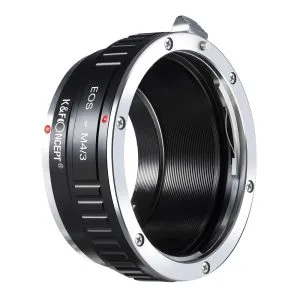 K&F Concept EOS-M4/3 高精度鏡頭轉接環 (Canon EF鏡頭 轉 M43相機) 無觸點轉接環