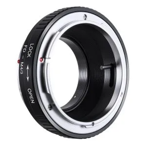 K&F Concept FD-M4/3 高精度鏡頭轉接環 (Canon FD鏡頭轉 M43相機) 無觸點轉接環