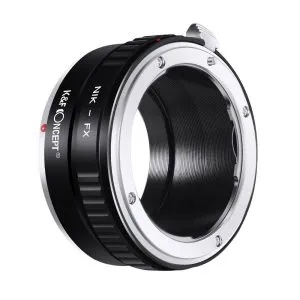 K&F Concept NIK-FX 高精度鏡頭轉接環 (Nikon F 鏡頭轉 Fuji X 相機) 無觸點轉接環