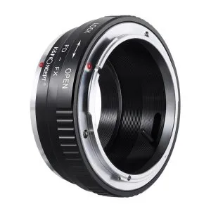 K&F Concept FD-FX 高精度鏡頭轉接環 (Canon FD鏡頭轉 Fuji X相機) 無觸點轉接環