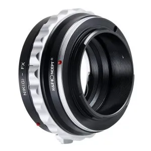 K&F Concept NIK(G)-FX 高精度鏡頭轉接環 (Nikon G 鏡頭轉 Fujifilm X 相機) 無觸點轉接環