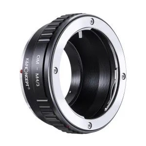 K&F Concept OM-M4/3 高精度鏡頭轉接環 (Olympus OM鏡頭 轉 M43相機) 無觸點轉接環