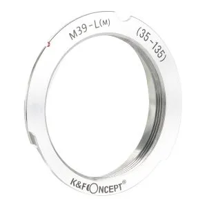 K&F Concept M39-LM 高精度鏡頭轉接環 35-135mm (M39鏡頭轉 Leica M 相機) 無觸點轉接環