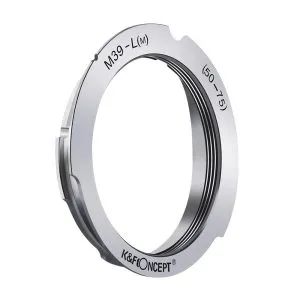 K&F Concept M39-LM 高精度鏡頭轉接環 50-75mm (M39鏡頭 轉 Leica M相機) 無觸點轉接環
