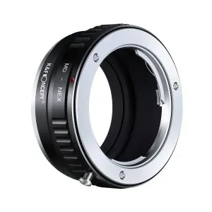 K&F Concept MD-NEX II 全銅接口高精度鏡頭轉接環 (Minolta MD 鏡頭轉 Sony E相機) 無觸點轉接環