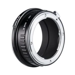K&F Concept NIK-EOS R 塗消光漆高精度鏡頭轉接環 (Nikon F 鏡頭轉 Canon R 相機) 無觸點轉接環