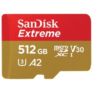 Sandisk 晟碟 SDSQXA1-512G-GN6MN Extreme® microSD 記憶卡 (512GB) 記憶卡 / 儲存裝置