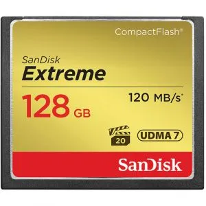 Sandisk 晟碟 SDCFXSB-128G-G46 Extreme CompactFlash 記憶卡 (128GB) 記憶卡 / 儲存裝置