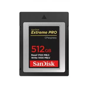Sandisk 晟碟 SDCFE-512G-GN4IN Extreme PRO® CFEXPRESS TYPE B 記憶卡 (512GB) 記憶卡 / 儲存裝置