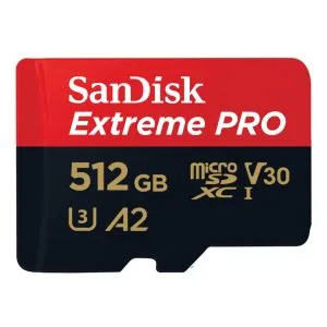 Sandisk 晟碟 SDSQXCZ-512G-GN6MA Extreme PRO MicroSD 記憶卡 (512GB) Micro SD 卡