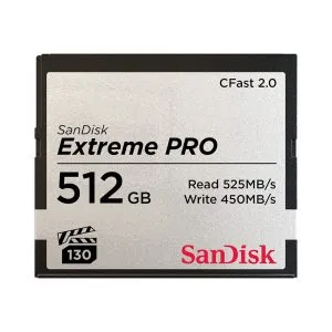 Sandisk 晟碟 SDCFSP-512G-G47D Extreme PRO CFast 2.0 記憶卡 (512GB) 記憶卡 / 儲存裝置