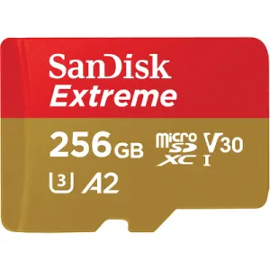 Sandisk 晟碟 SDSQXA1-256G-GN6MN Extreme® microSD 記憶卡 (256GB) 記憶卡 / 儲存裝置