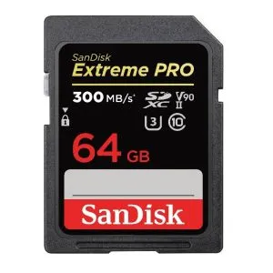 Sandisk 晟碟 SDSDXDK-064G-GN4IN Extreme PRO® SD UHS-II 記憶卡 (64GB) SD 卡