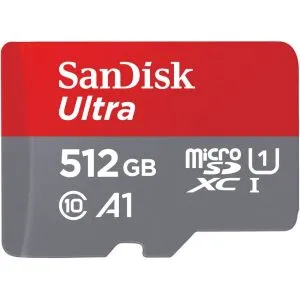 Sandisk 晟碟 SDSQUA4-512G-GN6MN Ultra MicroSD 記憶卡 (512GB) 記憶卡 / 儲存裝置