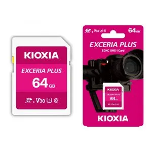 KIOXIA EXCERIA PLUS SD card 相機記憶卡 (64GB) SD 卡