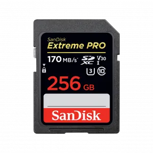 Sandisk 晟碟 SDSDXXY-256G-GN4IN Extreme PRO® SDXC and SDXC UHS-I 記憶卡 (256GB) SD 卡