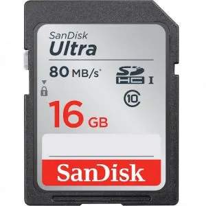 Sandisk 晟碟 SDSDUNC-016G-GN6IN Ultra SD UHS-I 記憶卡(16GB) SD 卡