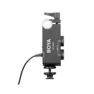 BOYA BY-MA2 數碼相機雙通道 XLR 音頻混音器 咪高峰配件
