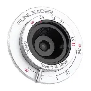 Funleader Cap Lens 18mm f8.0/0.45m-∞ 鏡頭 (Leica M 卡口 / 銀色) 無反鏡頭