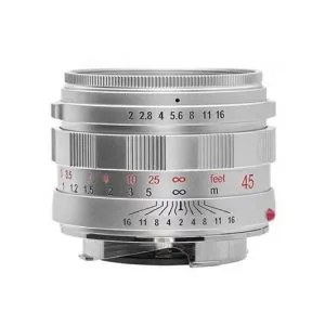 Funleader Contax G45mm f/2 鏡頭 (Leica M 卡口 / 銀色) 無反鏡頭