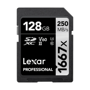 Lexar Professional 1667x SDXC UHS-II 記憶卡 (128GB) SD 卡
