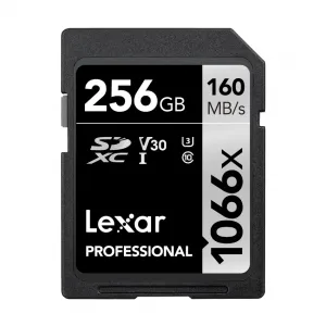 Lexar Professional 1066x SDXC UHS-I記憶卡 Silver系列 (256GB) SD 卡