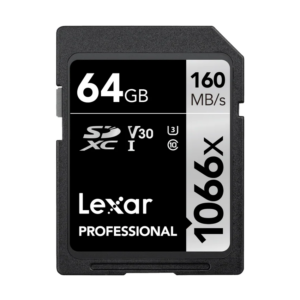 Lexar Professional 1066x SDXC UHS-I記憶卡 Silver系列 (64GB) 記憶卡 / 儲存裝置