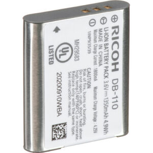 理光 Ricoh DB-110 可充電鋰離子電池 (3.6V, 1350mAh) 電池