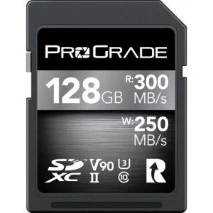 ProGrade Digital SDXC UHS-II V90 Cobalt 記憶卡 (128GB) SD 卡